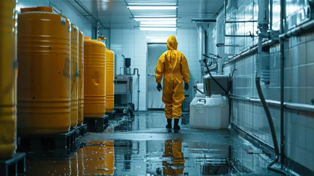 Decontamination area real photo shot designated decontamination area where workers undergo thorough cleaning procedures after exposure chemical spills 41097 23289 1024x574